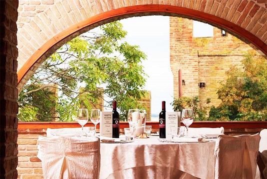 Cena al Ristorante del Castello di Gradara